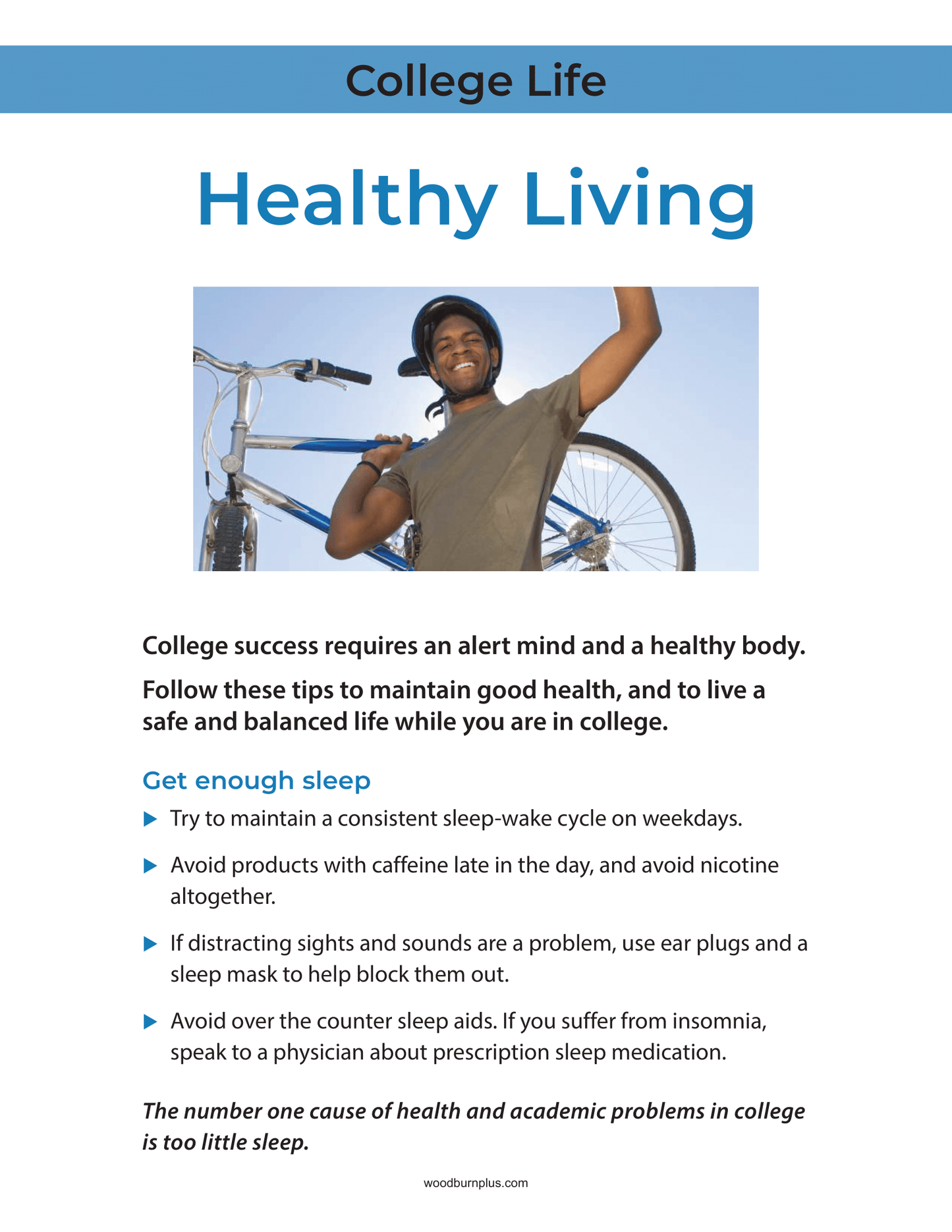 College Life - Healthy Living