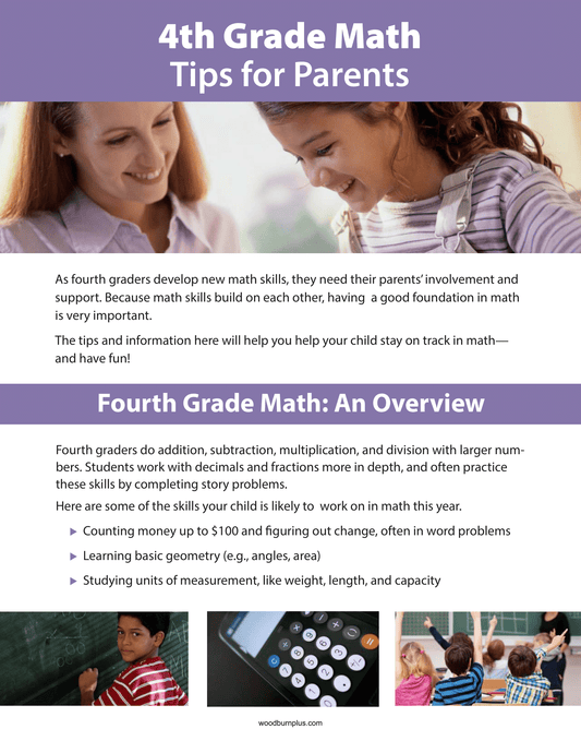 4th Grade Math - Tips for Parents