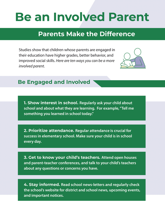 Be an Involved Parent
