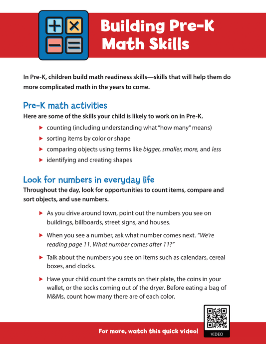 Building Pre-K Math Skills