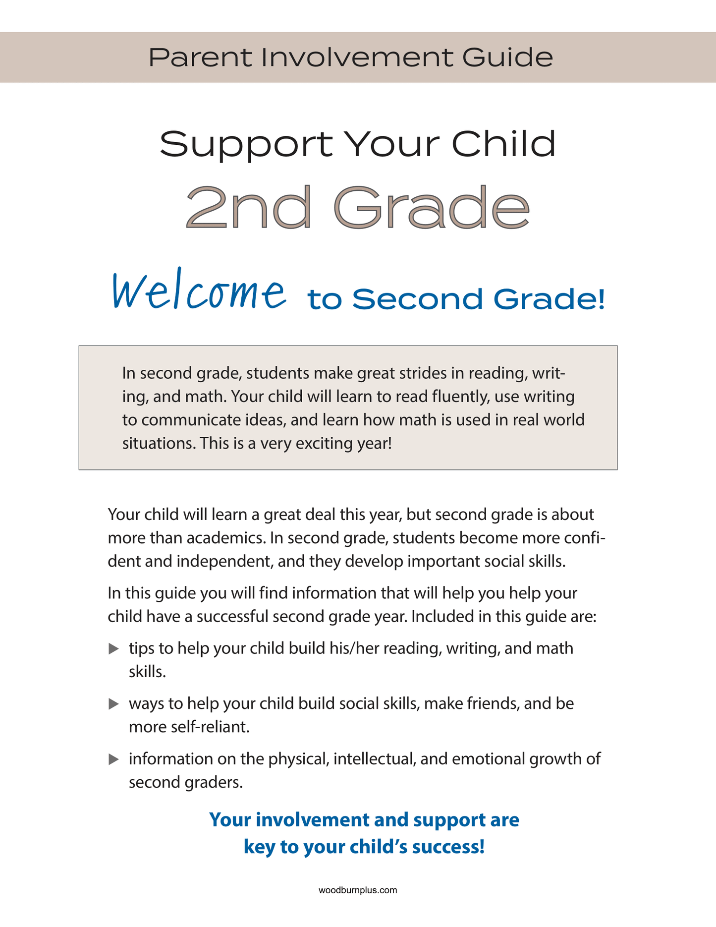 Support Your Child - 2nd Grade