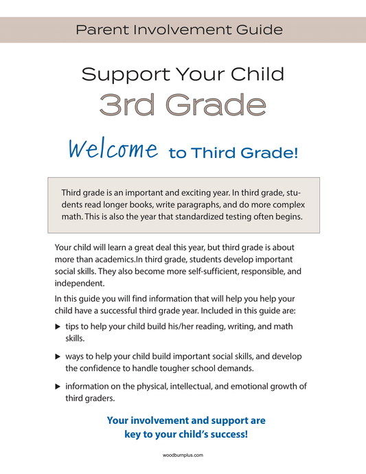 Support Your Child - 3rd Grade