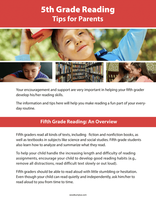 5th Grade Reading - Tips for Parents
