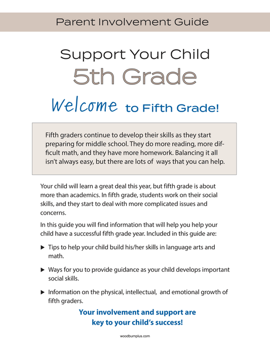 Support Your Child - 5th Grade