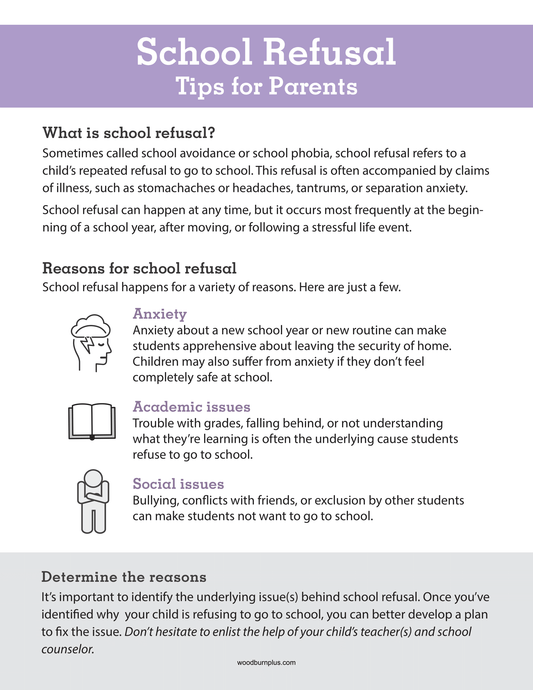 School Refusal - Tips for Parents