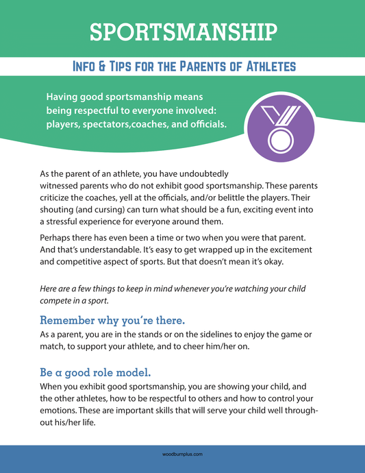 Sportsmanship - Info & Tips for the Parents of Athletes