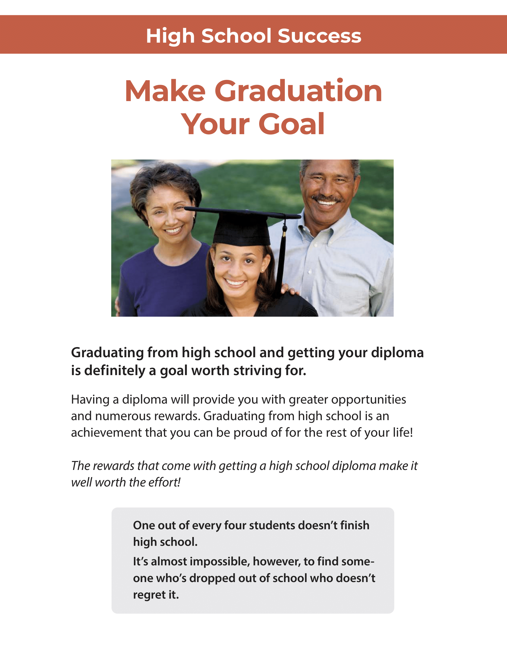 High School Success - Make Graduation Your Goal – Woodburn Plus