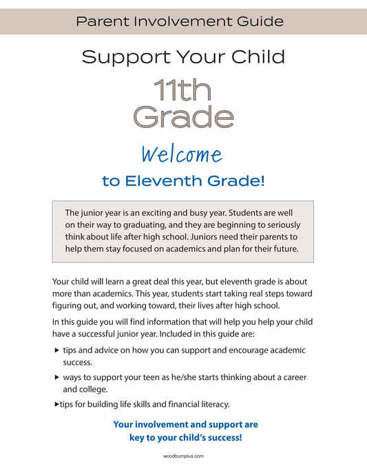 Support Your Child - 11th Grade