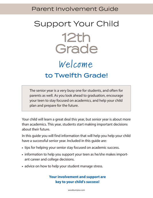 Support Your Child - 12th Grade