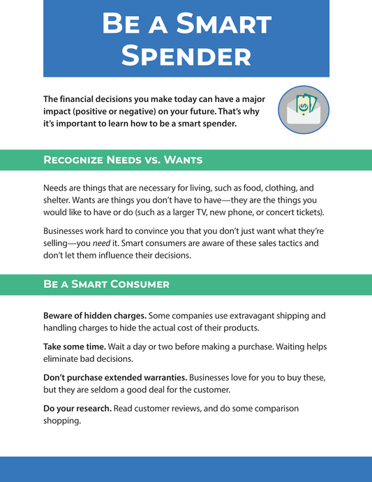 Be a Smart Spender