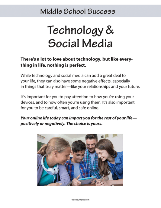 Middle School Success - Technology and Social Media
