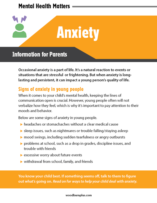 Anxiety - Information for Parents