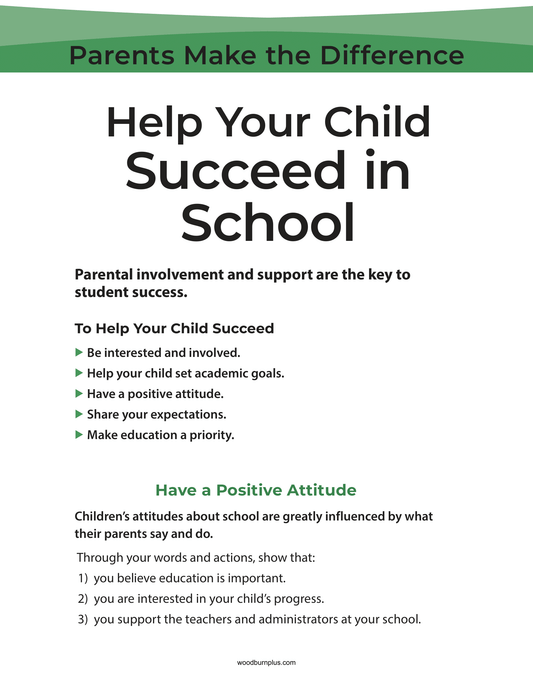 Help Your Child Succeed in School