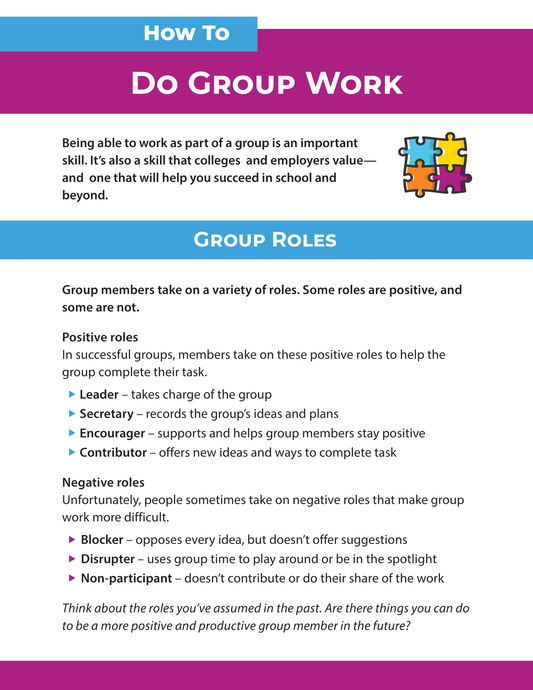 How to Do Group Work