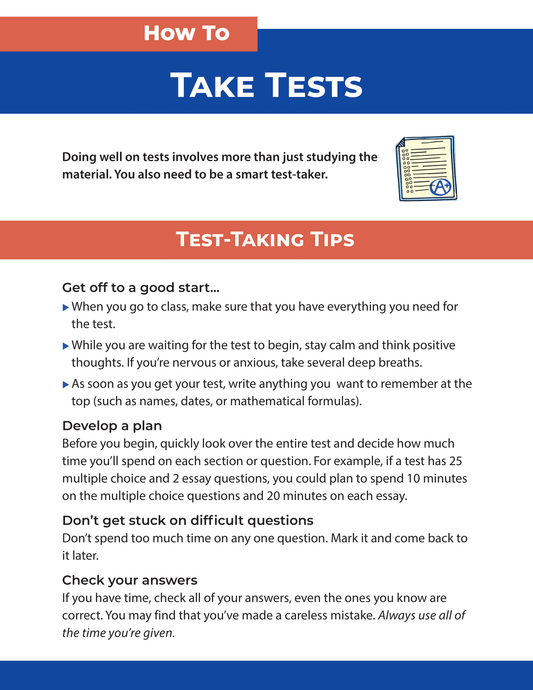 How to Take Tests