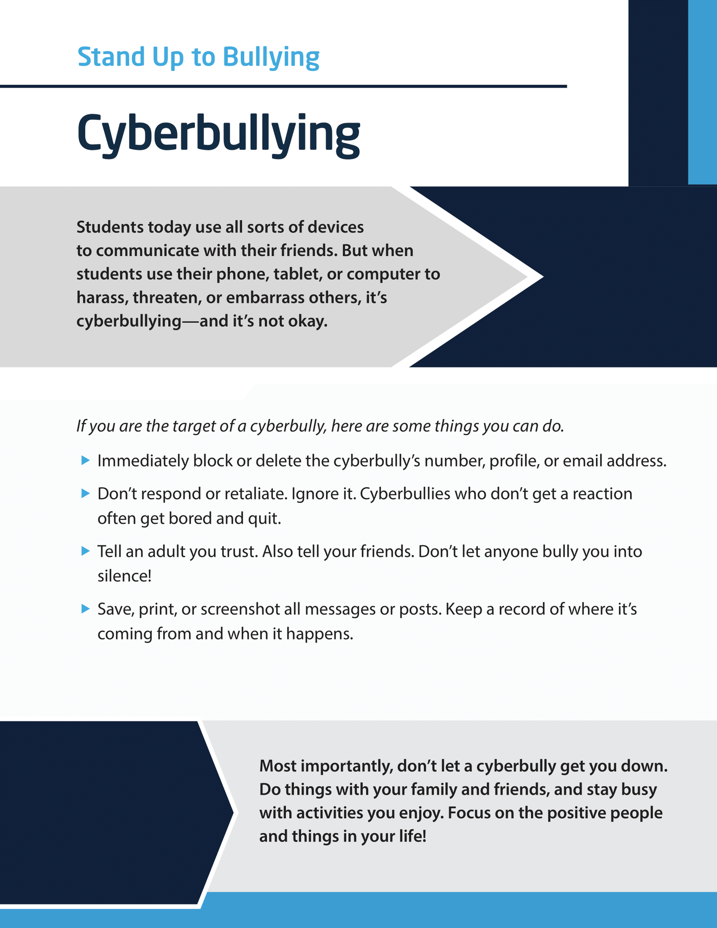 Stand Up to Bullying - Cyberbullying