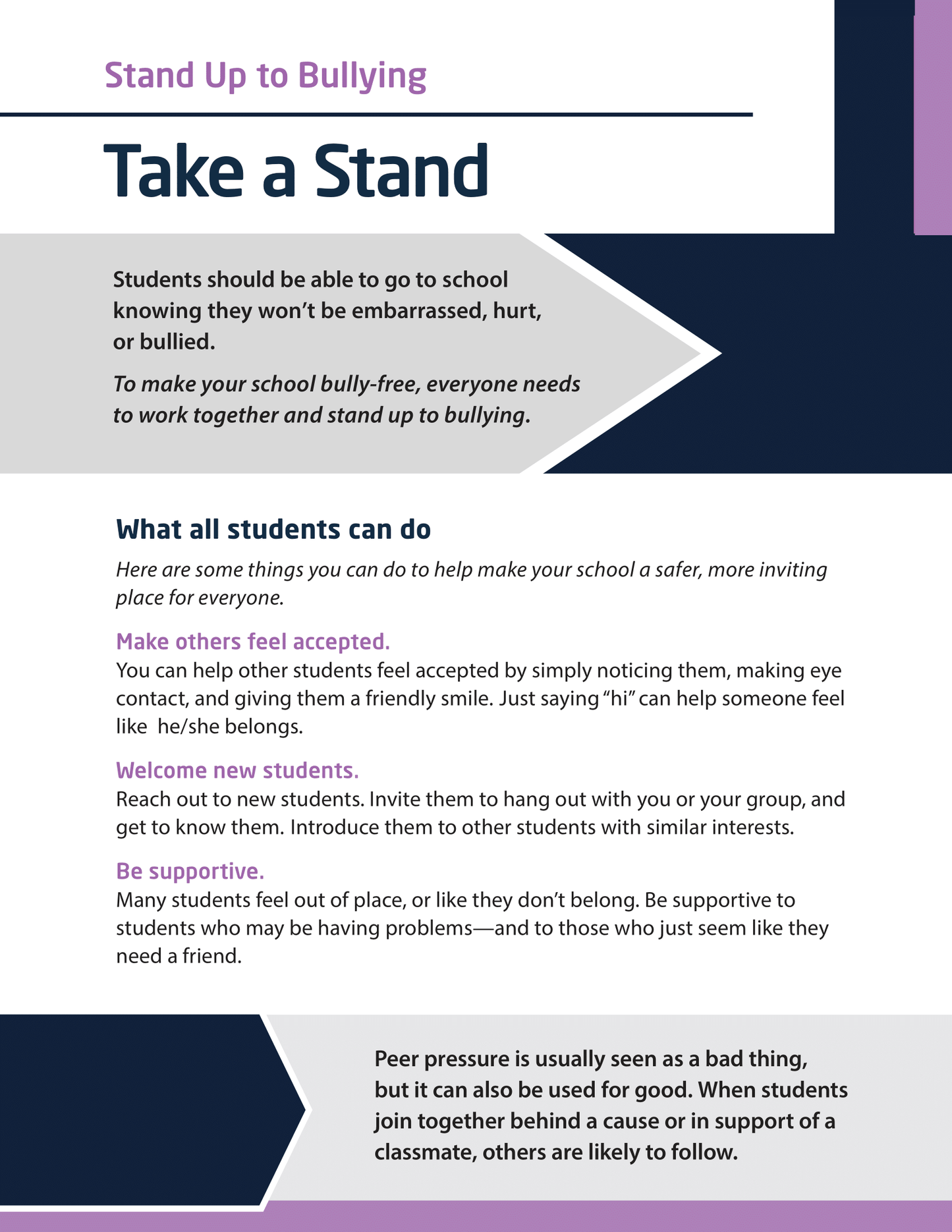 Stand Up to Bullying - Take a Stand