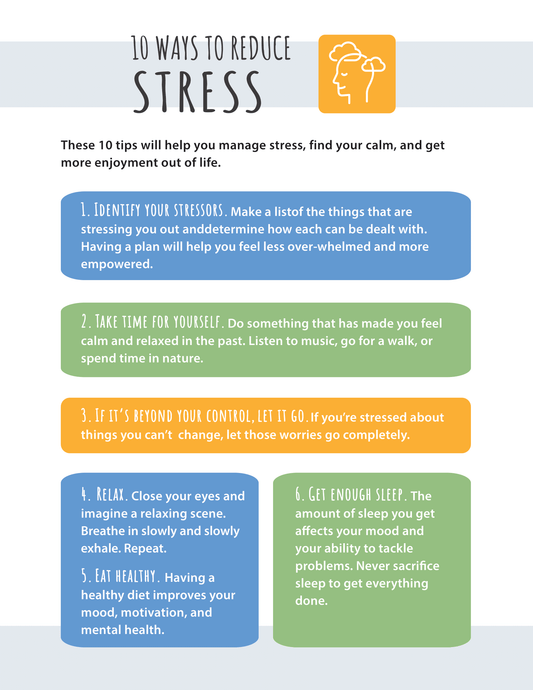 10 Ways to Reduce Stress