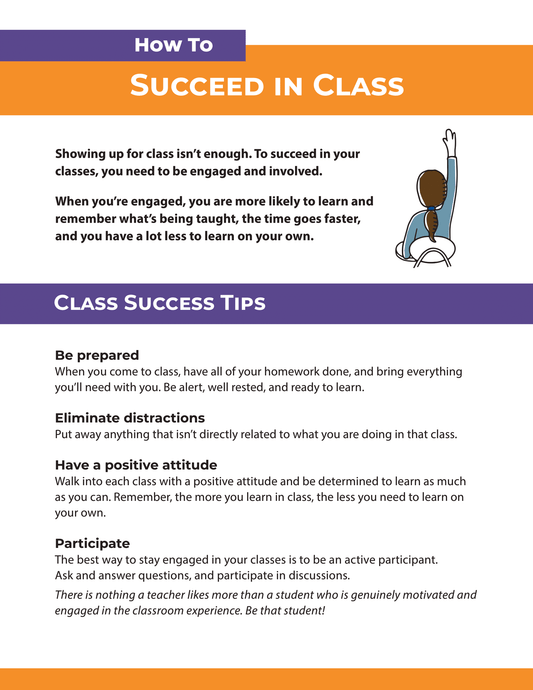 How to Succeed in Class