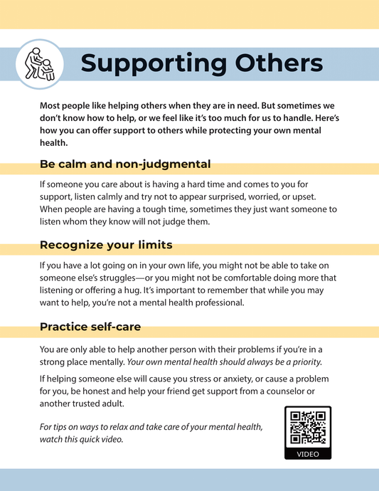 Supporting Others
