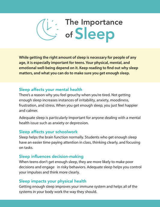 The Importance of Sleep