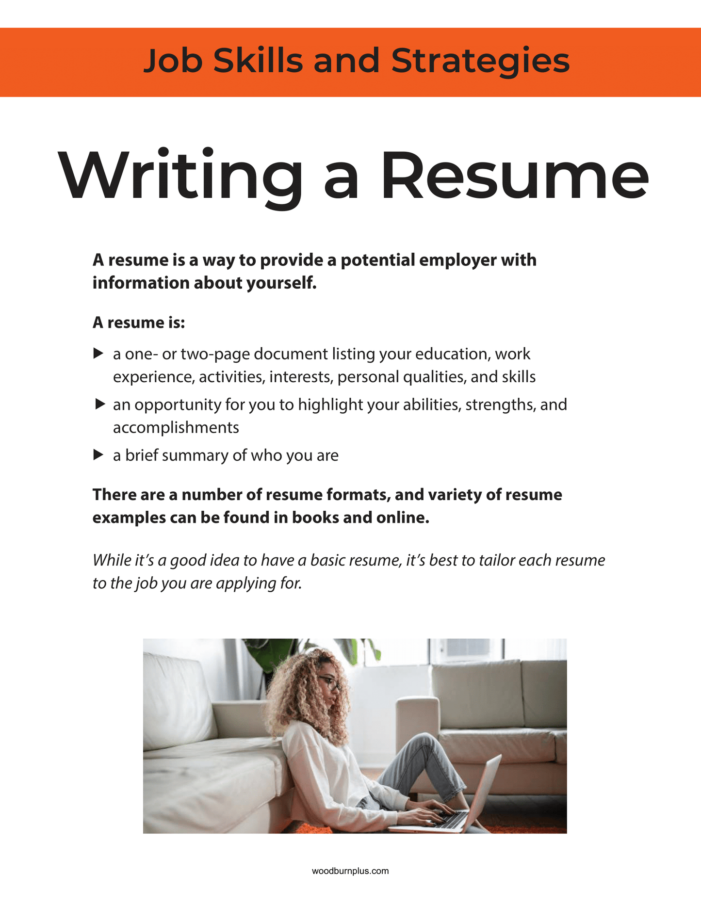 Writing a Resume